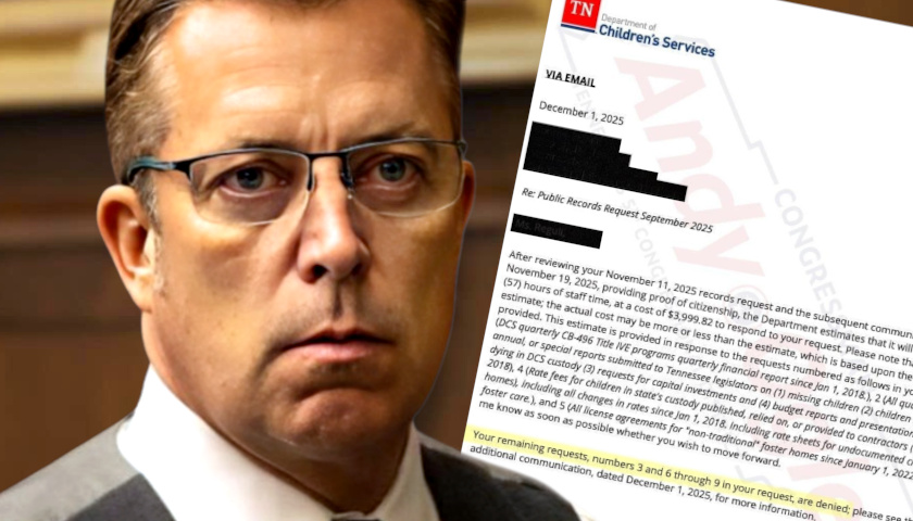 U.S. Rep. Andy Ogles Says TN Dept. of Children’s Services Possibly Harboring, Paying ‘Woke’ NGOs to Assist Illegal Alien Children