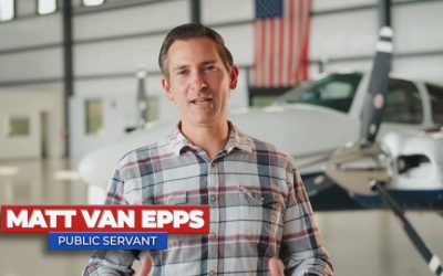 Exclusive: Van Epps’ ‘Mission’ Ad Spotlights Military Service and Perfect Congressional Voting Record