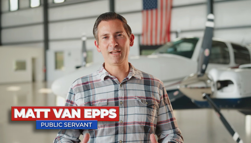 Exclusive: Van Epps’ ‘Mission’ Ad Spotlights Military Service and Perfect Congressional Voting Record