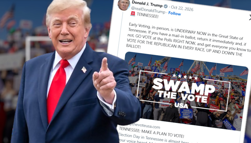 President Trump’s Message to Tennesseans: ‘GO VOTE at the Polls RIGHT NOW’